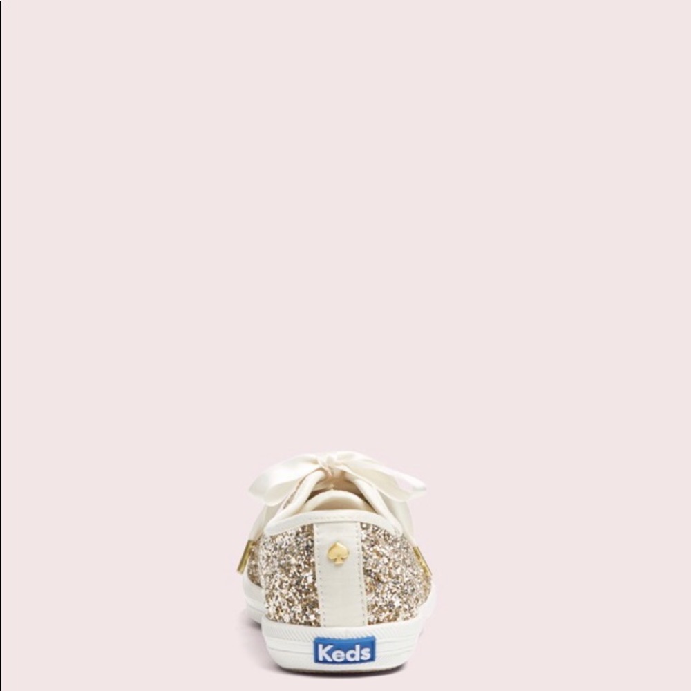KATE SPADE GOLD SEQUINS KEDS
